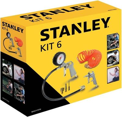 Paineilmatarvikesarja 6-osainen Stanley Kit 6