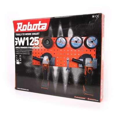 Työkaluseinä kulmahiomakoneelle GW125 Robota